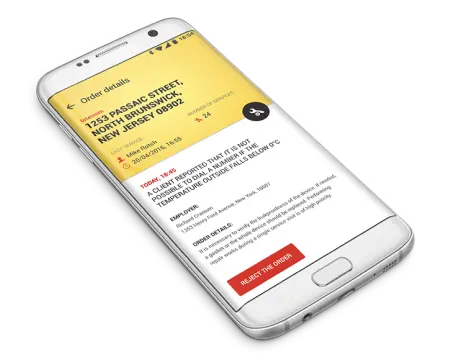 Footfall smartphone image